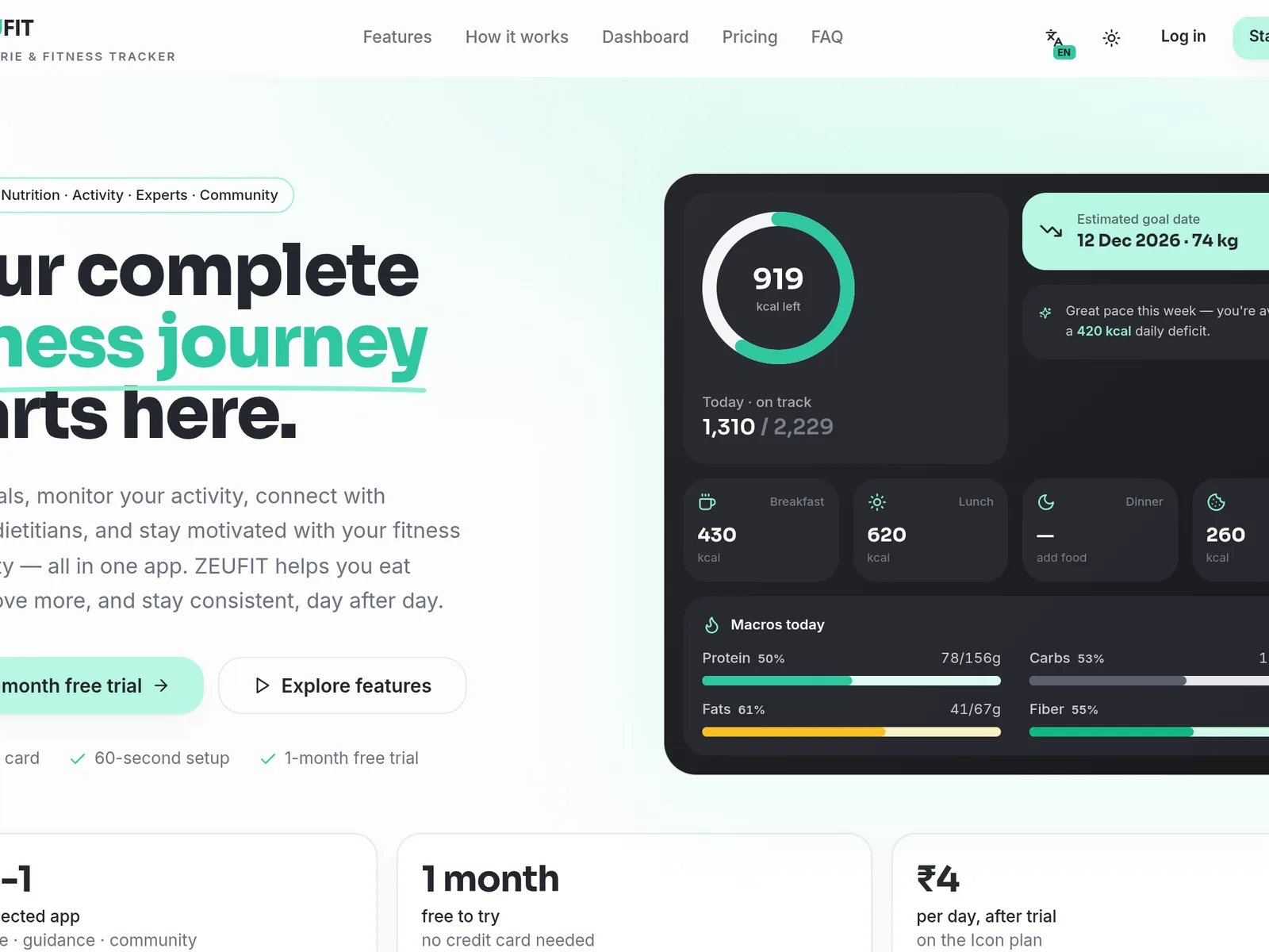 ZEUFIT website